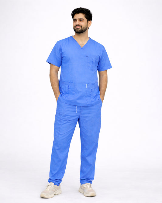 Unisex Medical Scrub (Light Blue)