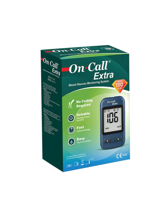 On Call Extra blood glucose monitoring system