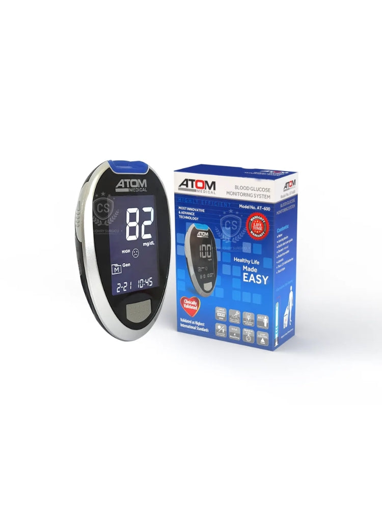 ATOM AT-600 blood glucose monitoring system