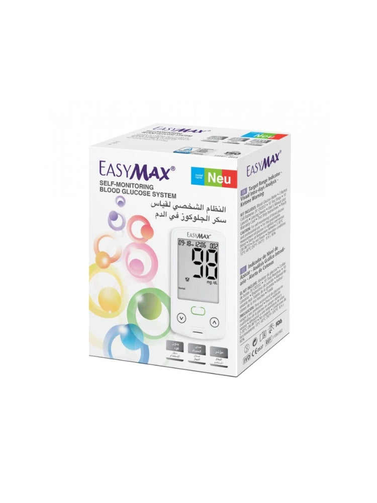 Easymax self-monitoring blood glucose system