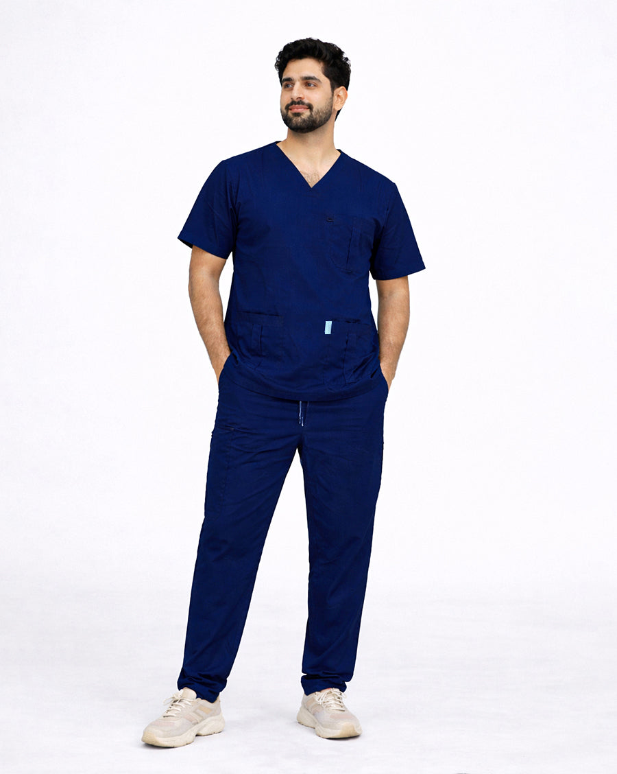 Unisex Medical Scrub (Dark Blue)