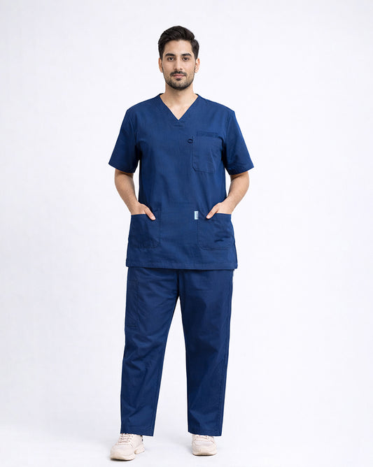 Men's Medical Scrub (Royal Blue)