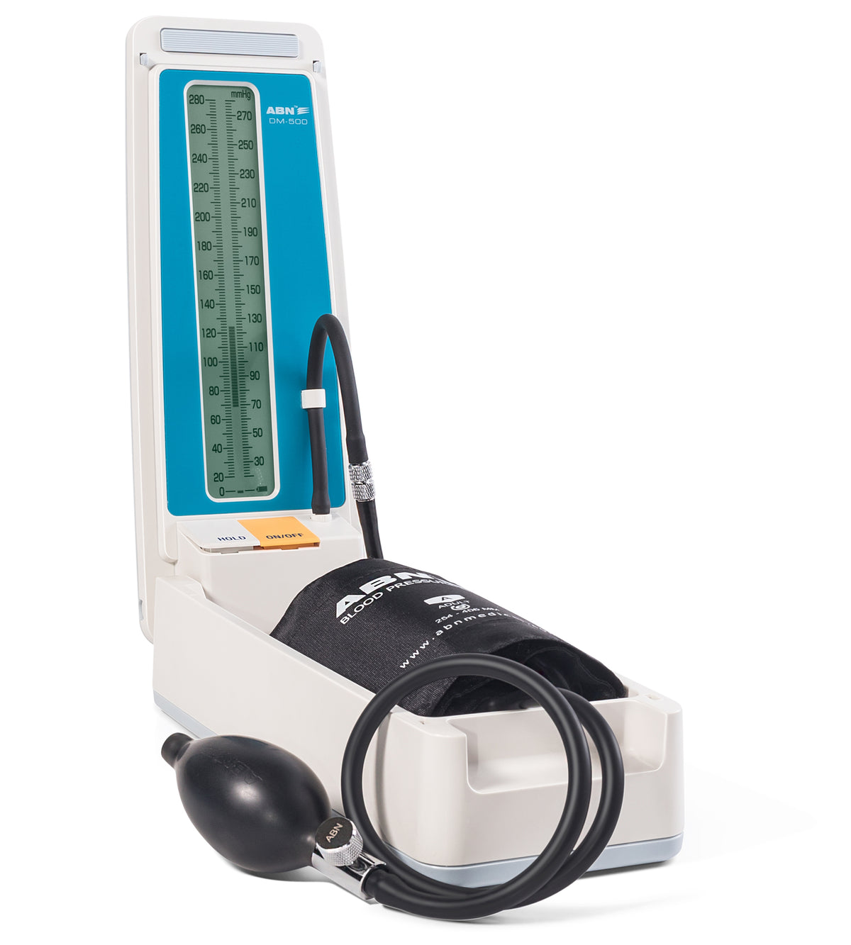 The Moveable Digital Sphygmomanometer   with Mercurial Style of LCD column Display  ABN DM-500 Mobile