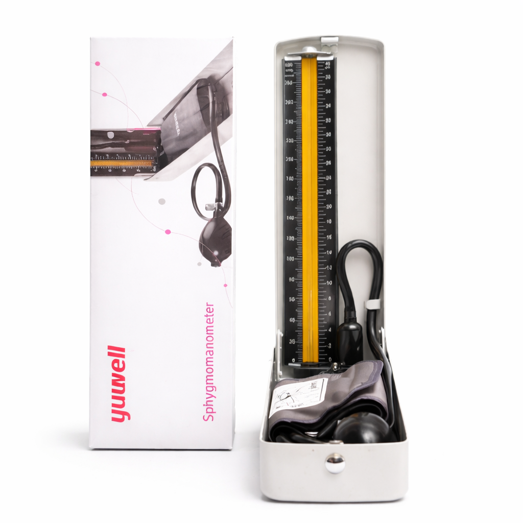 Yuwell BP Apparatus Family Kit - Mercurial Sphygmomanometer & Stehoscope Case