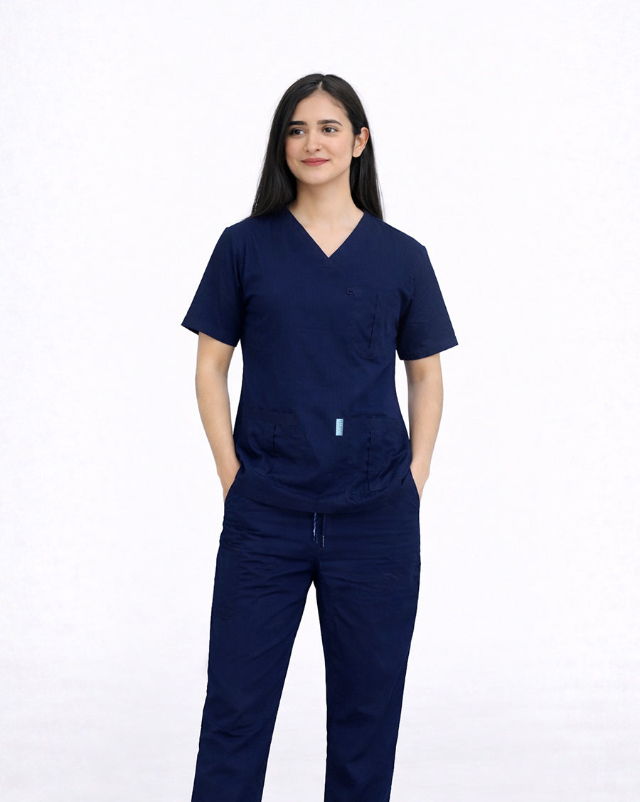 Unisex Medical Scrub (Dark Blue)