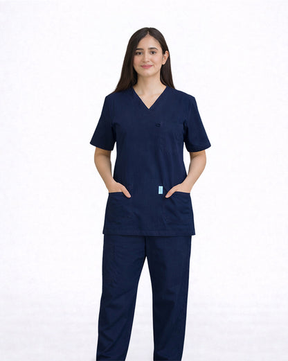 Men's Medical Scrub (Navy Blue)