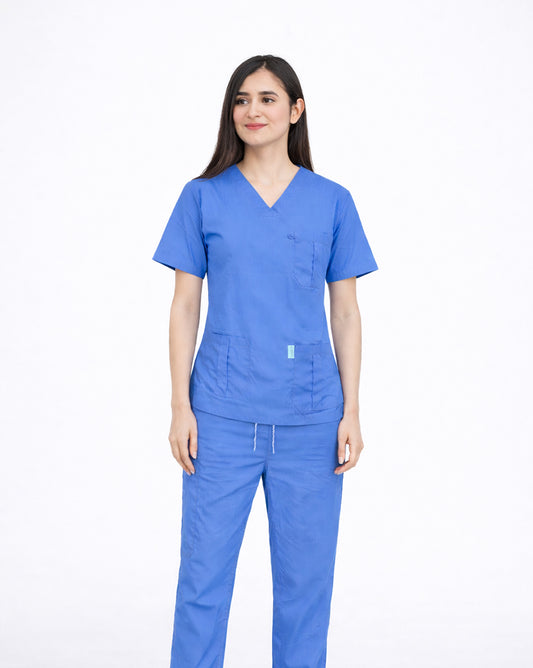 Unisex Medical Scrub (Light Blue)