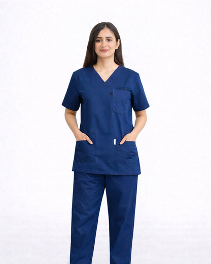 Men's Medical Scrub (Royal Blue)