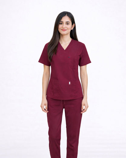 Unisex Medical Scrub (Maroon)
